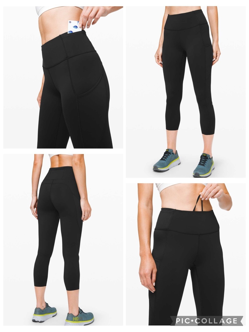 Lululemon Fast & Free Crop 5 pocket Leggings LW6BHGS Women’s size 4